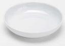 American Metalcraft White Melamine Shallow Round Bowl, 14 Ounce