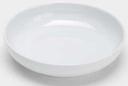 American Metalcraft White Melamine Shallow Round Bowl, 28 Ounce