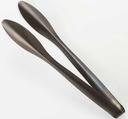 American Metalcraft Vintage Black Hammered Serving Tong, 9 inch Length