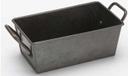 American Metalcraft Galvanized Sugar Packet Holder with Handle, 5 inch Length x 3 inch Width x 2 inch Height, 6-1/2 inch