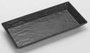 American Metalcraft Faux Slate Collection Black Melamine Serving Platter, 21 inch Length x 13 inch Width x 2 inch Height