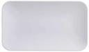 American Metalcraft Mix and Matte Collection Melamine White Rectangular Platter, 12 inch Length