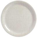 American Metalcraft Jane Casual Collection Linen Melamine Narrow Rim Plate, 10-1/2 inch Dia X 3/4 inch Height