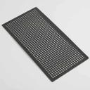 American Metalcraft Rectangular Hard Coat Anodized Aluminum Mega Flatbread Screen, 16 inch Length