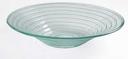 American Metalcraft Glacier Recycled Green Glass Bowl, 14-3/4 x 3 inch Diameter