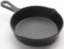 American Metalcraft Black Melamine Cast Iron Fry Pan, 7 Ounce