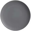 American Metalcraft Mix and Matte Collection Melamine Round Gray Coupe Plate, 11 1/2 inch Length