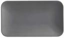 American Metalcraft Mix and Matte Collection Melamine Gray Rectangular Platter, 12 inch Length