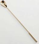 American Metalcraft Gold Stainless Steel Weighted Handle Bar Spoon, 12 inch Length x 1 inch Width