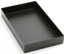 American Metalcraft Black Twilight Rectangular Market Tray, 9 inch Width