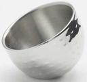 American Metalcraft Double Wall Stainless Steel Hammered Angled Sauce Cup, 2.5 Ounce