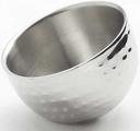 American Metalcraft Double Wall Stainless Steel Hammered Angled Sauce Cup, 5 Ounce
