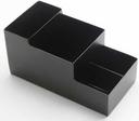 American Metalcraft Black Metal Coffee Caddy, 8 inch Length x 4 inch Width x 4-1/8 inch Height