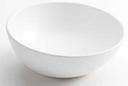 American Metalcraft Lift Collection Melamine White Angled Bowl, 40 Ounce