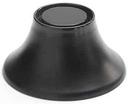 American Metalcraft Lift Collection Black Melamine Pedestal, 3 1/4 inch Height