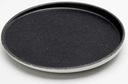 American Metalcraft Lift Collection Melamine White with Black Speckled Round Plate, 8-7/8 inch Dia