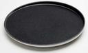 American Metalcraft Lift Collection Melamine White with Black Speckled Round Plate, 11 3/4 inch Dia