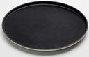 American Metalcraft Lift Collection Melamine White with Black Speckled Round Plate, 13 inch Dia