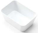American Metalcraft White ABS Plastic Quarter Size Rectangular Insert Only, 30 Ounce
