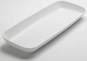 American Metalcraft Lift Collection Melamine White Rectangular Platter, 24 inch Length