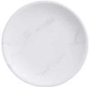 American Metalcraft Mix and Matte Collection Melamine Marble Round Coupe Plate, 6 inch Dia