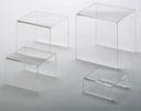 American Metalcraft Clear Acrylic Riser, 6 x 4 inch -- 1 set