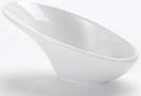 American Metalcraft White Melamine Mini Angled Bowl, 1 1/2 Ounce