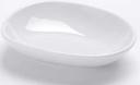 American Metalcraft White Melamine Mini Angled Bowl, 2 Ounce