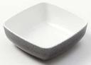 American Metalcraft Grab and Go Collection White with Black Speckled Melamine Square Bowl, 12 1/2 Ounce