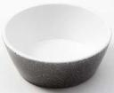 American Metalcraft Grab and Go Collection White with Black Speckled Melamine Round Bowl, 9 1/2 Ounce