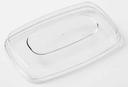 American Metalcraft Grab and Go Collection SAN Rectangular Lid for 17 Ounce Melamine Rectangular Bowl