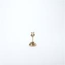 American Metalcraft Gold Harp Weighted Number Stand, 2 1/4 x 2 1/4 x 4 inch