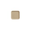American Metalcraft Blend Collection Melamine Coffee Color Plate, 4 x 4 x 5/8 inch