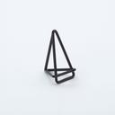 American Metalcraft Black Geometric Card Holder, 1 3/4 x 1 1/8 x 2 inch
