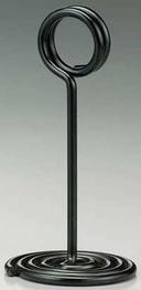 American Metalcraft Black Swirl Base Number Stand, 12 inch