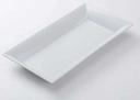 American Metalcraft Endurance Melamine Rectangular White Platter, 18 x 8 1/4 inch