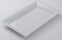 American Metalcraft Endurance Melamine Large Rectangular White Platter, 21 x 13 inch