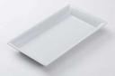 American Metalcraft Endurance Melamine Small Rectangular White Platter, 14 1/4 x 7 1/2 inch