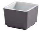 American Metalcraft Unity Collection Square Melamine Mocha Sauce Cup, 2 Ounce