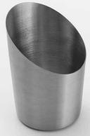 American Metalcraft Satin Finish Angled Fry Cup, 2 7/8 x 2 7/8 x 4 1/2 inch