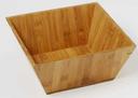 American Metalcraft Square Bamboo Bowl, 9.50 x 4 inch
