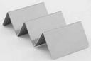 American Metalcraft Stainless Steel Two or Three Compartment Mini Taco Holder, 8 x 2 x 2 inch