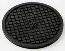 American Metalcraft Black Round Silicone Trivet, 5 inch Dia x 1/4 inch Height