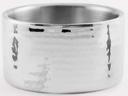 American Metalcraft Stainless Steel Hammered Finish Double Wall Bowl, 17 Ounce