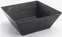 American Metalcraft Melamine Square Faux Slate Bowl, 208 Ounce