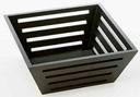 American Metalcraft X Large Square Tapered Birch Bread Basket, 9 1/2 x 9 1/2 x 4 inch