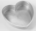 American Metalcraft Heart Shaped Aluminum Pizza Pan, 7 inch Dia