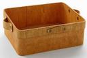 American Metalcraft Natural Small Rectangular Poplar Wood Box, 8 1/2 x 5 3/4 x 2 3/4 inch