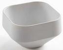 American Metalcraft Melamine Matte Finish White Square Stackable Sauce Cup, 3 Ounce