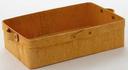 American Metalcraft Brown Natural Rectangular Poplar Wood Box, 12 3/8 x 7 1/4 x 2 3/4 inch